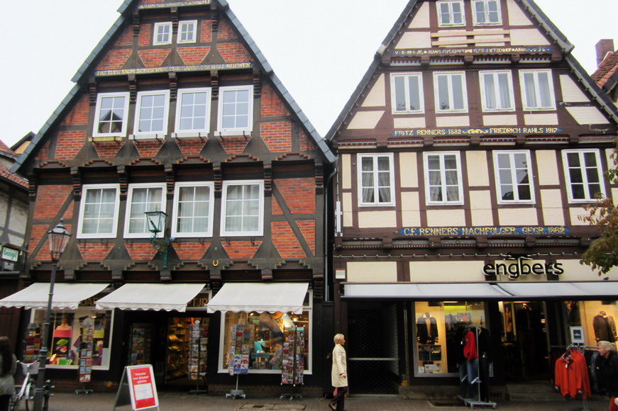 Fussgänger Zone in Celle